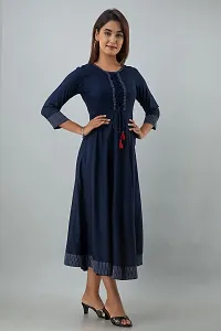 Pious LIBAS Rayon Anarkali Kurta for Womens/Anarkali Kurta for Women Anarkali Kurtas-thumb3