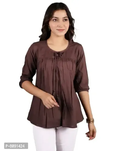 Pious LIBAS Rayon Blend Top for Women-thumb0
