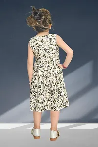 Classic Cotton Printed Dress for Kids Girls-thumb3