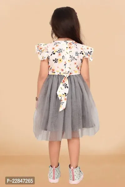 Classic Cotton Printed Dresses for Kids Girls-thumb4