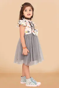 Classic Cotton Printed Dresses for Kids Girls-thumb2