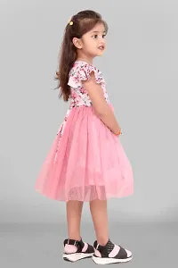 Classic Cotton Printed Dresses for Kids Girls-thumb1