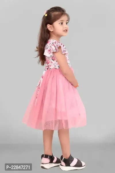 Classic Cotton Printed Dresses for Kids Girls-thumb2