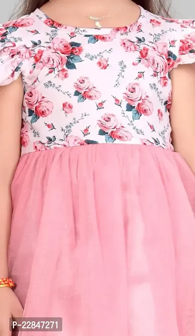 Classic Cotton Printed Dresses for Kids Girls-thumb3