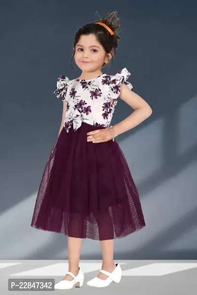 Classic Cotton Printed Dresses for Kids Girls-thumb4