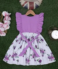 Classic Printed Dress for Kids Girls-thumb1