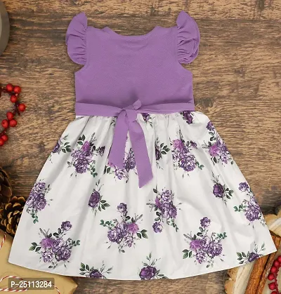 Fancy Stylish Baby Girls Crop Top Pure  Cotton With Flower Printed Design-thumb2