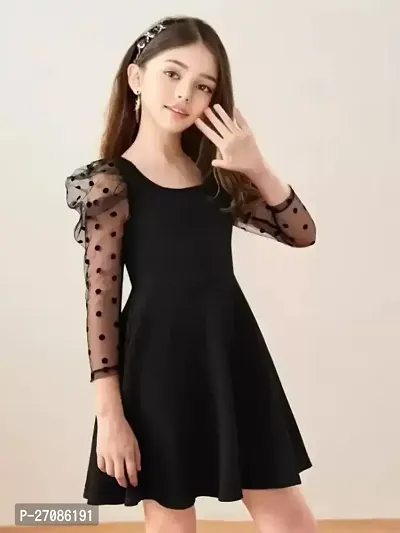 Classic Cotton Blend Dresses for Kids Girl