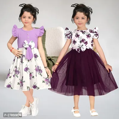 Girls Party Wear Frocks Pack Of 2