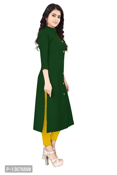 Rangmat Women's Cotton Ikat Kurti for Women Knee Length, Traditional Festive  Casual Kurta for Women | Best Gift for Diwali  Durga Puja |-thumb2