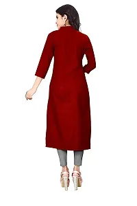 Rangmat Women's Cotton Ikat Kurti for Women Knee Length, Traditional Festive  Casual Kurta for Women | Best Gift for Diwali  Durga Puja |-thumb2