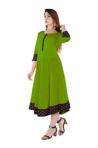 Rangmat Women's Cotton Blend Traditional and Very Beautiful Kurta. (XXL, Mehendi)-thumb4