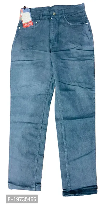 Stylish Grey Denim Lycra Washed Jeans For Women