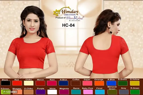 Reliable Cotton Lycra Stitched Blouses For Women