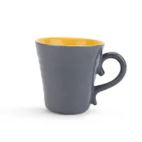 KITTENS Large Blooming Coffee Mugs, 300 ml, Grey and Yellow, Set of 2-thumb2