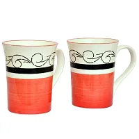 Blooming Tall Multi Color Hand Painted Mugs-thumb1