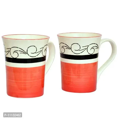 Blooming Tall Multi Color Hand Painted Mugs-thumb2