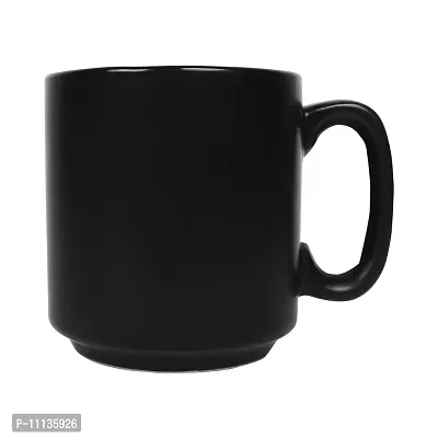 KITTENS Black Matt Finish with Inside Dark Blue Coffee Mugs - Set of 2-thumb4