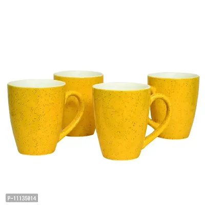 KITTENS Ceramic Coffee Mug - 2 Pieces, Yellow, 320 ml