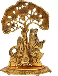 Radha Krishna Under Kadam Tree Metal Statue for Home Decoe, Showpiece Figurine,Decorative showpiece,Gift Idols-thumb1