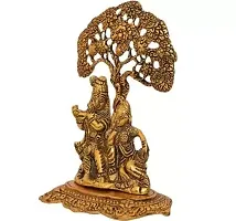 Radha Krishna Under Kadam Tree Metal Statue for Home Decoe, Showpiece Figurine,Decorative showpiece,Gift Idols-thumb3