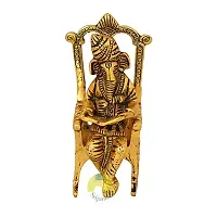 Ganesh Idol Murti for Home Decor Lord Ganesha Reading Ramayana Statue Hindu God Ganesh Ganpati Sculpture Home Office Gifts Decor-thumb1