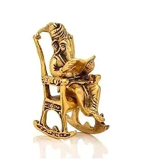 Ganesh Idol Murti for Home Decor Lord Ganesha Reading Ramayana Statue Hindu God Ganesh Ganpati Sculpture Home Office Gifts Decor-thumb2