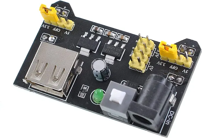 3.3V/5V MB102 Breadboard Power Supply Module