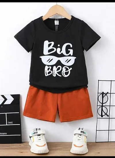 Fabulous Blend T-Shirt And Shorts For Boys