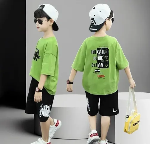 Classic Printed Clothing Set for Kids Boy