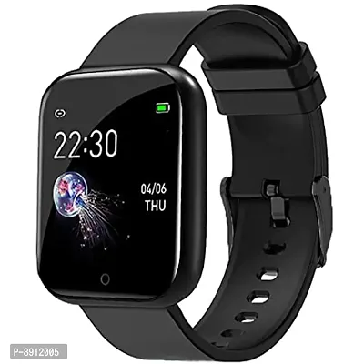 Smart Watch D20 Bluetooth Smart Band LED with Daily Activity Tracker, Sleep Monitor , Heart Rate Sensor and Basic Functionality for All Boys  Girls Wristband - Black-thumb0