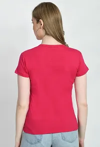 Elegant Cotton Printed Tshirt Combo For Women Pack Of 2-thumb2