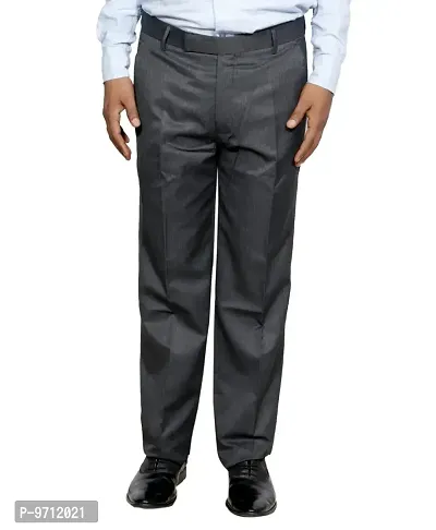 Indistar Rayon Formal Trousers for Men-(Grey-Size: 32-70090/70109)-thumb0