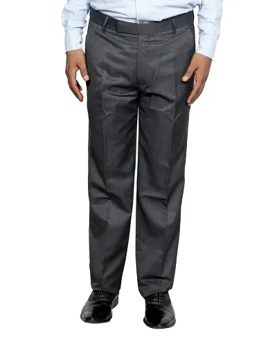 Indistar Rayon Formal Trousers for Men-(Grey-Size: 32-70090/70109)