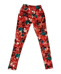 KAYU? Girl's Velvet Printed Leggings Fashionable for Winters [Pack of 4] Multicolor P-thumb3