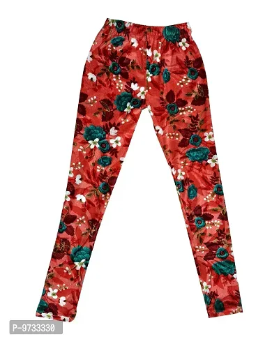 KAYU? Girl's Velvet Printed Leggings Fashionable for Winters [Pack of 4] Multicolor P-thumb4