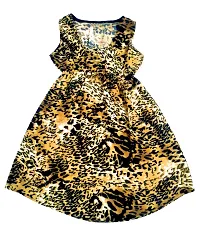 KAYU? Kids Girl's Crepe Printed Frock Dress for Girl's - Regular Fit [Pack of 3] Multicolor4-thumb1