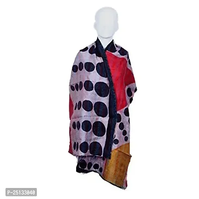 Elite Multicoloured Silk Printed Stoles For Women-thumb3