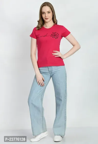 Elegant Cotton Printed Tshirt Combo For Women Pack Of 2-thumb2