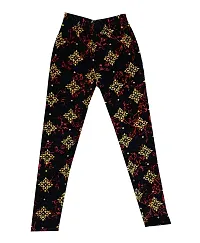 KAYU? Girl's Velvet Printed Leggings Fashionable for Winters [Pack of 5] Multicolor39-thumb4