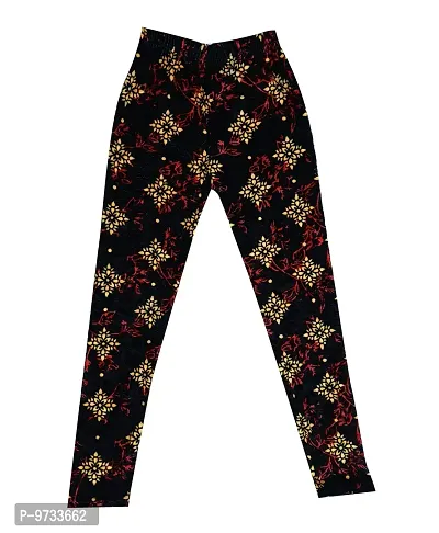 KAYU? Girl's Velvet Printed Leggings Fashionable for Winters [Pack of 5] Multicolor39-thumb5