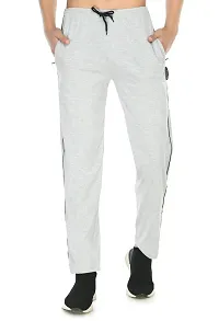 Stylish Fancy Cotton Solid Regular Track Pants For Men Pack Of 4-thumb1