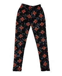 KAYU? Girl's Velvet Printed Leggings Fashionable for Winters [Pack of 4] Multicolor K-thumb4