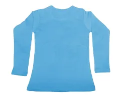 Indistar Girls Cotton Full Sleeve Printed T-Shirt_Blue_Size: 17-18 Year-thumb2