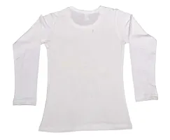 Indistar Girls Cotton Full Sleeve Printed T-Shirt_White_Size: 6-7 Year-thumb2