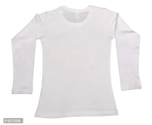 Indistar Girls Cotton Full Sleeve Printed T-Shirt_White_Size: 6-7 Year-thumb3