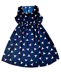 KAYU? Kids Girl's Crepe Printed Frock Dress for Girl's - Regular Fit [Pack of 2] Multicolor7-thumb1