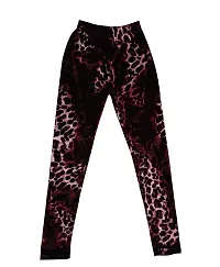 KAYU? Girl's Velvet Printed Leggings Fashionable for Winters [Pack of 4] Multicolor8-thumb1