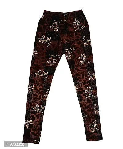 KAYU? Girl's Velvet Printed Leggings Fashionable for Winters [Pack of 5] Multicolor3-thumb5