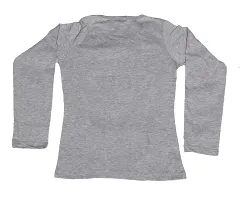 Indistar Girls Cotton Full Sleeve Printed T-Shirt_Gray_14-15 Years-thumb1